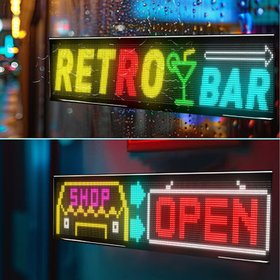 ضوء عالي 3500 نيتش LED شاشة مرنة اتصال بلوتوث 1330x192mm