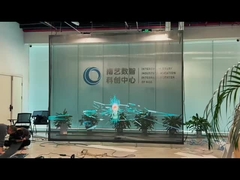 شاشة LED مرنة وشفافة P15 لعرض المباني الكبيرة