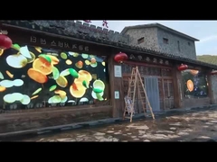 شاشة LED شفافة ثلاثية الأبعاد P6.25 مع نظام تحكم Colorlight