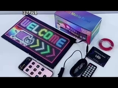 ضوء عالي 3500 نيتش LED شاشة مرنة اتصال بلوتوث 1330x192mm