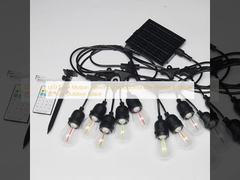 أضواء LED تعمل بالطاقة الشمسية مع مستشعر الحركة في الهواء الطلق الإضافة المثالية لمساحتك الخارجية